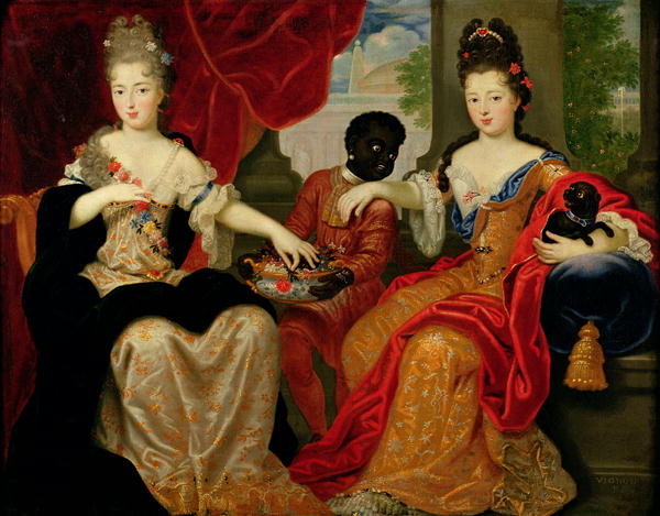Françoise Marie DE BOURBON, avec sa soeur